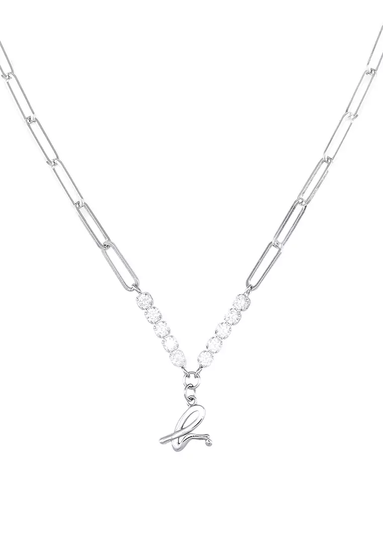Silver Lining F Necklace