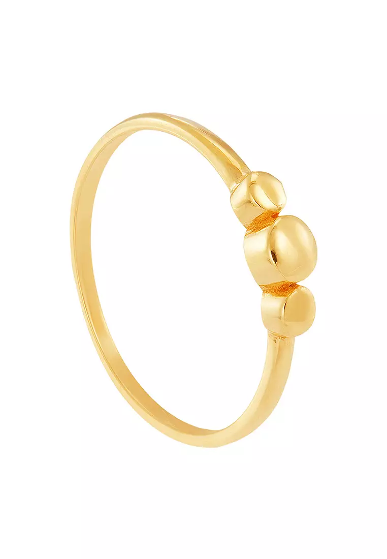 Gold ball ring sale