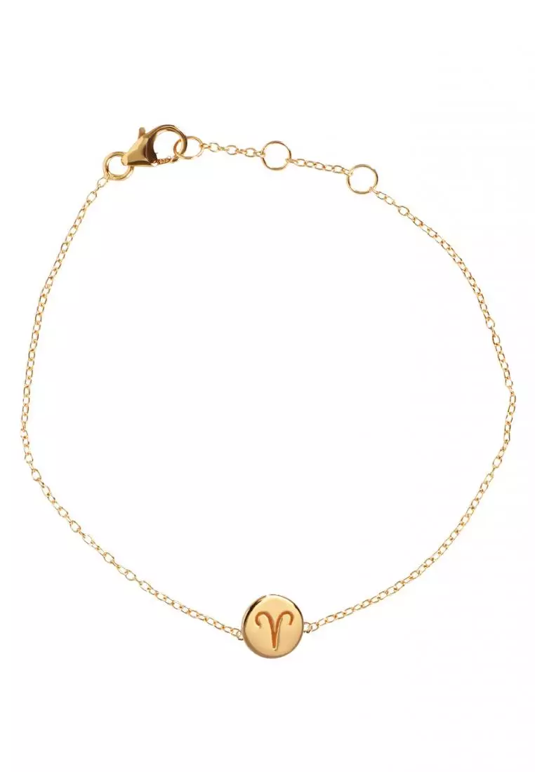 Vermeil Zodiac Bracelet Aries