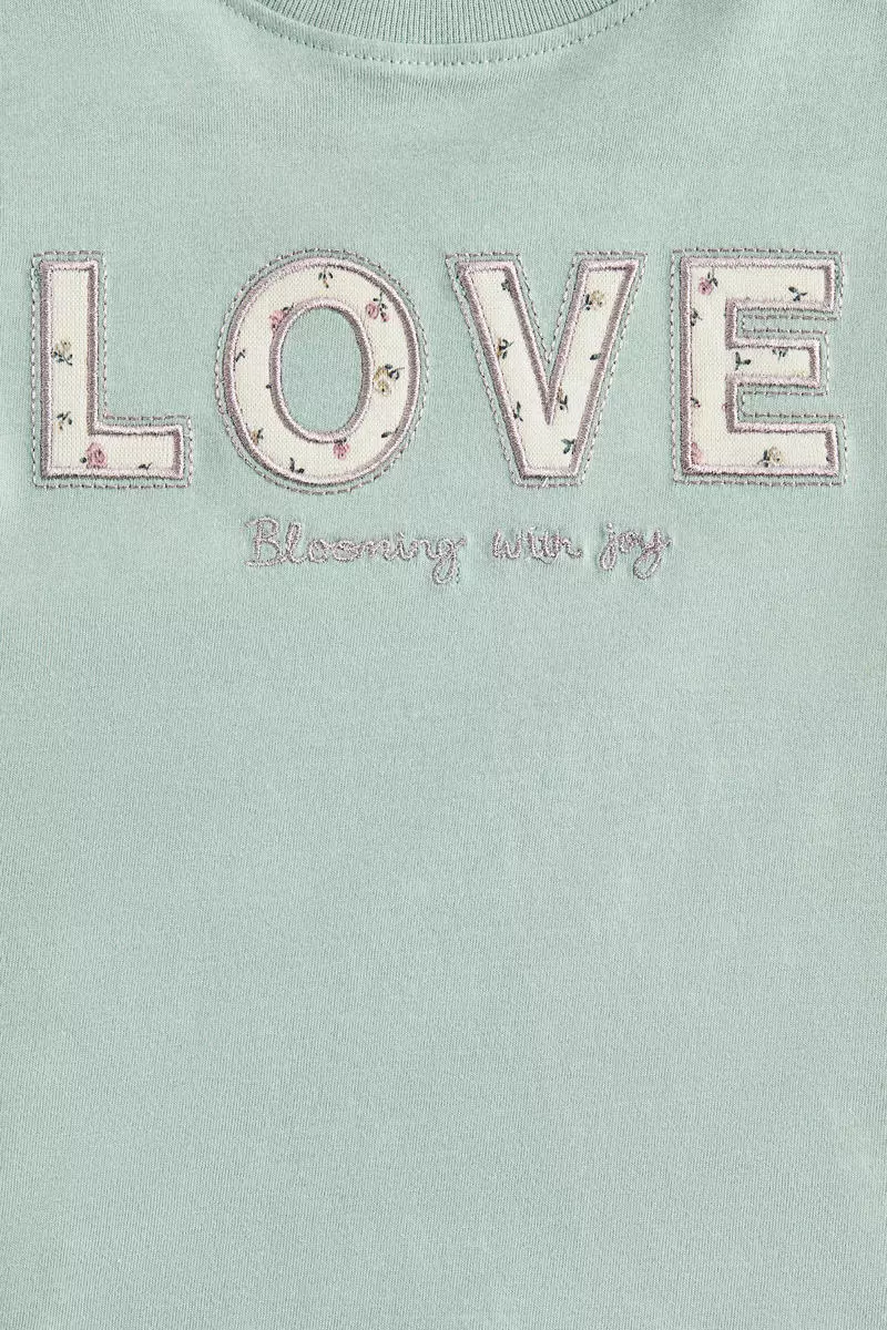 Motif-detail t-shirt