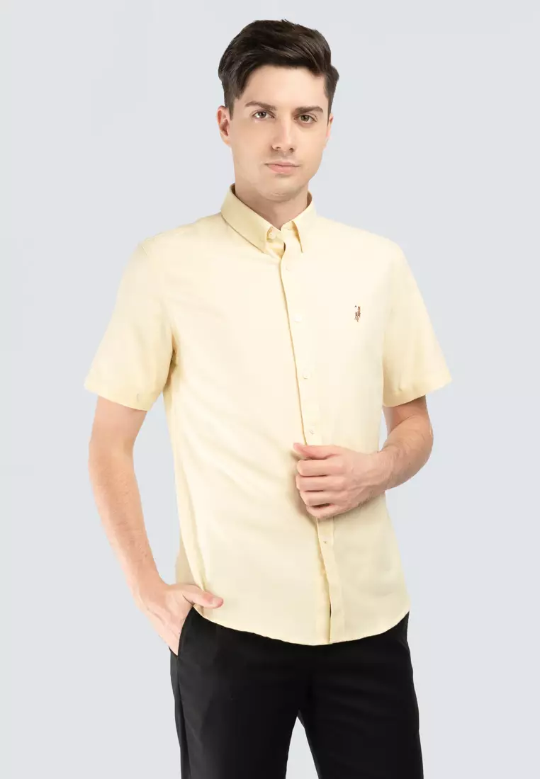 Polo Haus - Men’Cotton Plain Regular Fit Short Sleeve