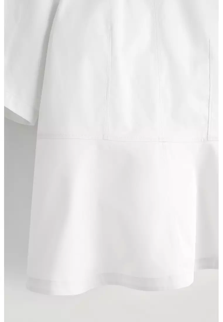 COTTON PEPLUM TOP