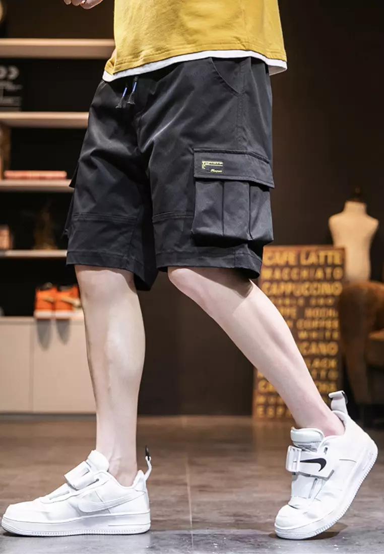 Mens casual discount cargo shorts
