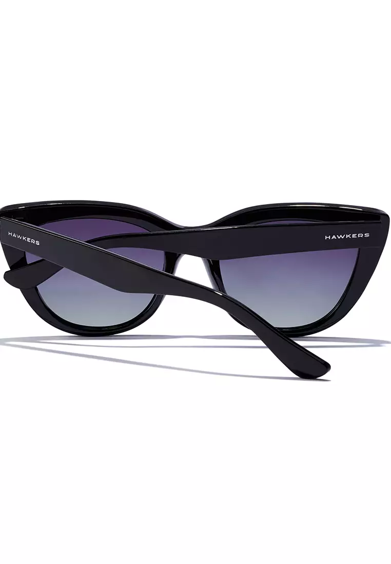 HAWKERS B. Porter Polarized Black Grey Sunglasses For Men And Women, Unisex. Official Product Designed In Spain