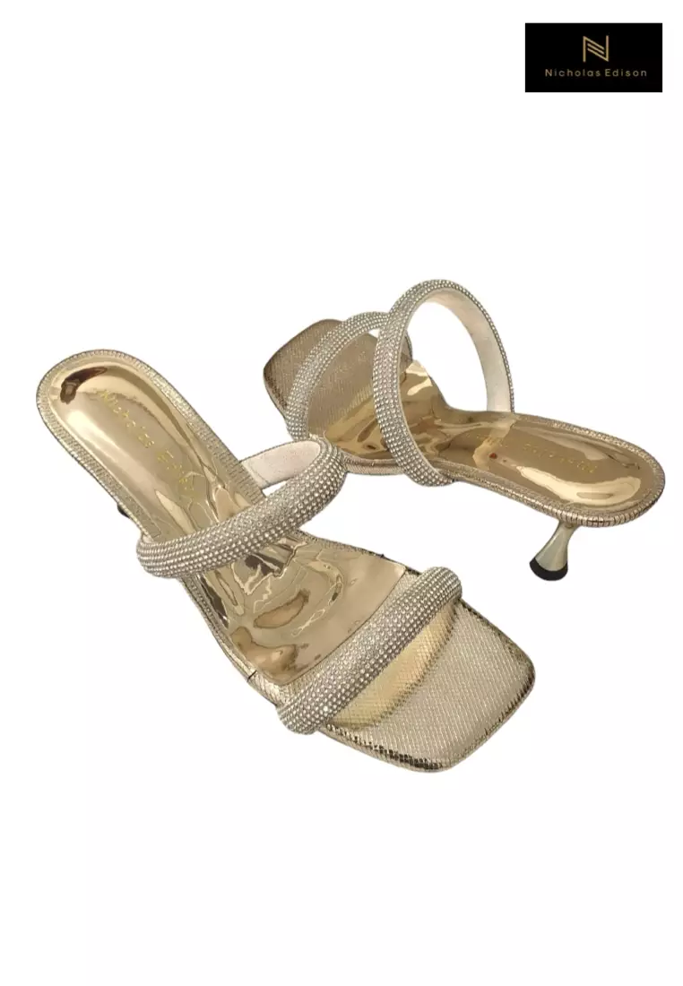Nicholas Edison Heel Drew Light Gold