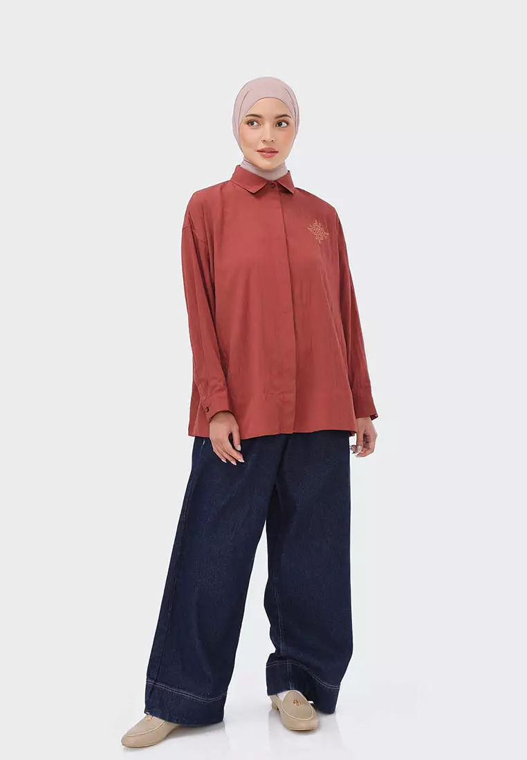 Ria Miranda Brownie Adina Shirt