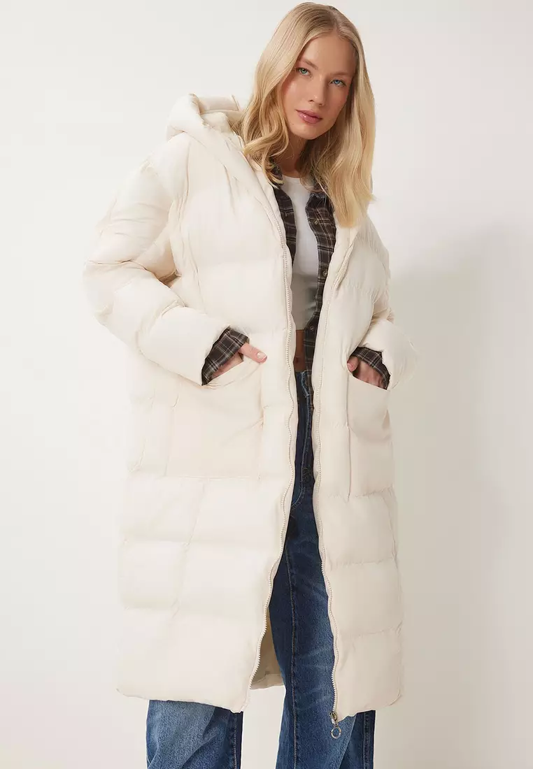 Hoodie Oversize Long Puffer Coat