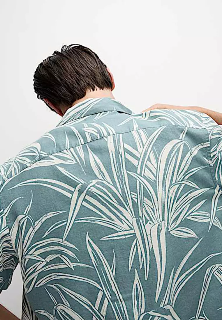 Linen Rich Hawaiian Shirt