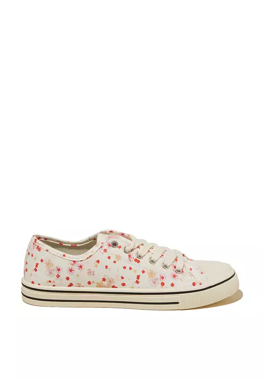 Harlow Lace Up Plimsoll Sneakers