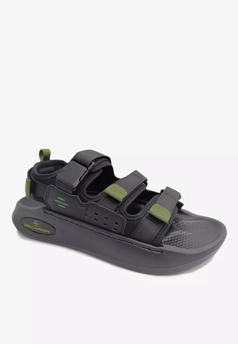 Dr Cardin Men Adjustable Triple Strappy Chunky Walking Sandals D-EOR-8376
