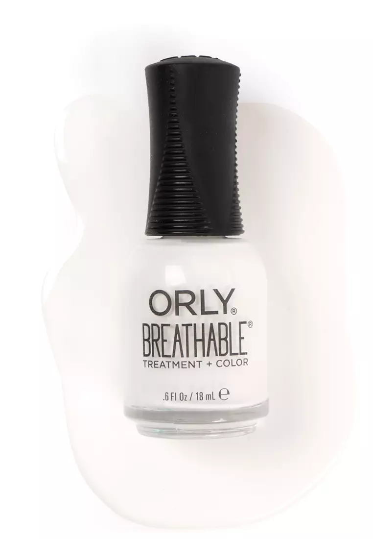 Breathable Nail Lacquer Color White Tips 18ml