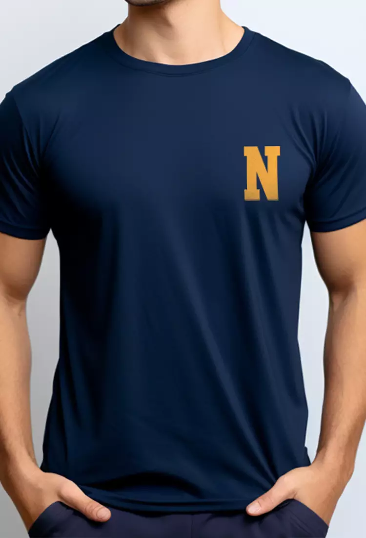 NTC61 kaos ringan anti kusut stretch nade N navy