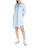 REPLAY blue REPLAY DENIM AND LINEN DRESS WITH POCKETS DDB68AA912346FGS_1