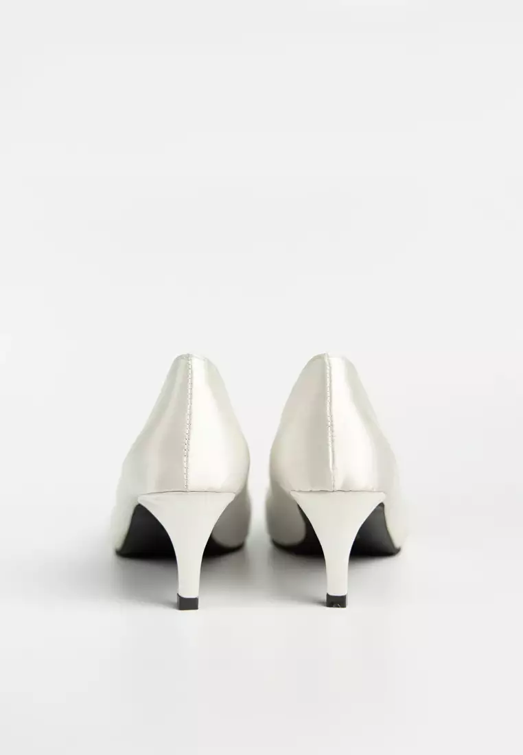 Joy Satin Rhinestone Heels