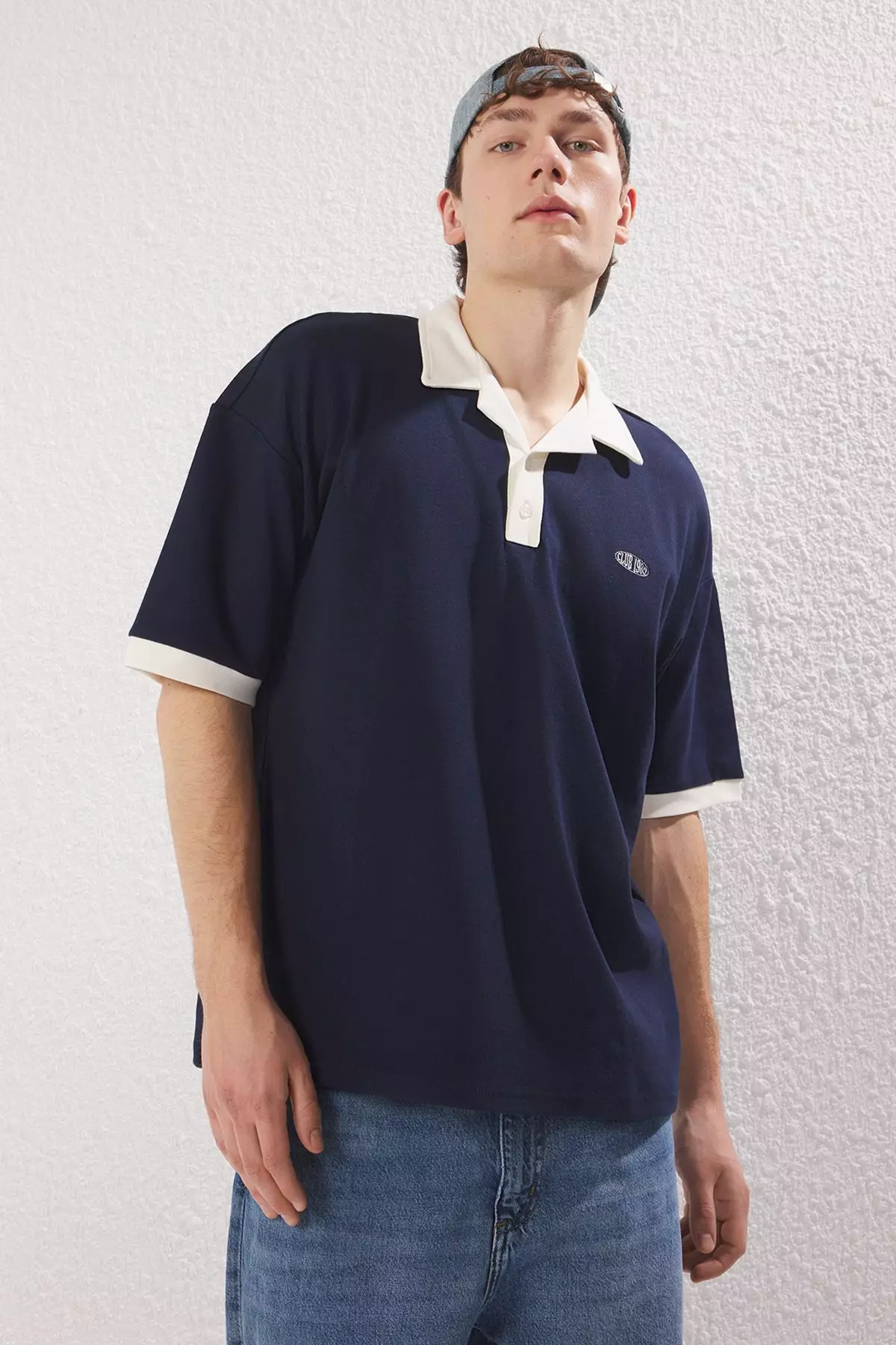 Embroidered Detail Polo Shirt