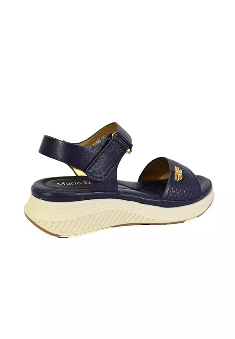 Women's Flats Sandals LX 26899 Navy Blue C52