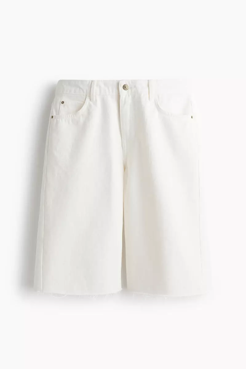 Denim Bermuda shorts