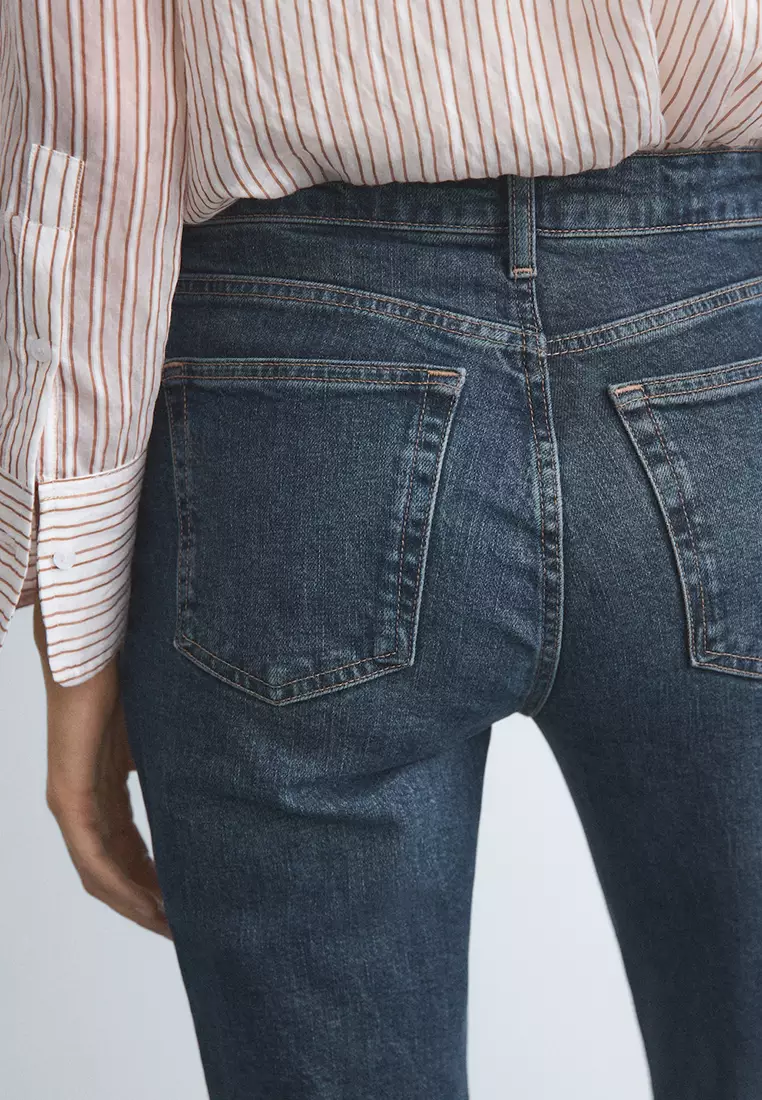 Mid-Rise Slim-Fit Jeans