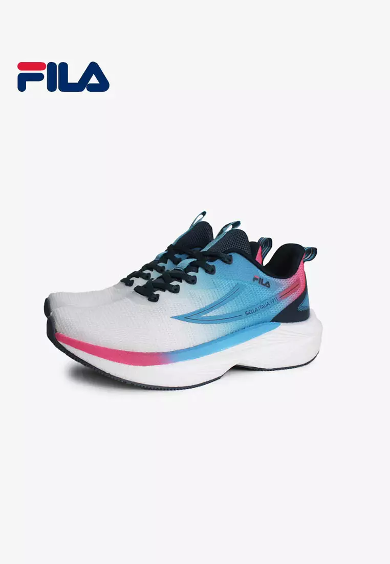 Womens XLS Chime LS WT/BLU/PNK