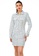London Rag white Full Sleeve Chequered Shirt Dress in White 1FFCDAAC4CF596GS_1