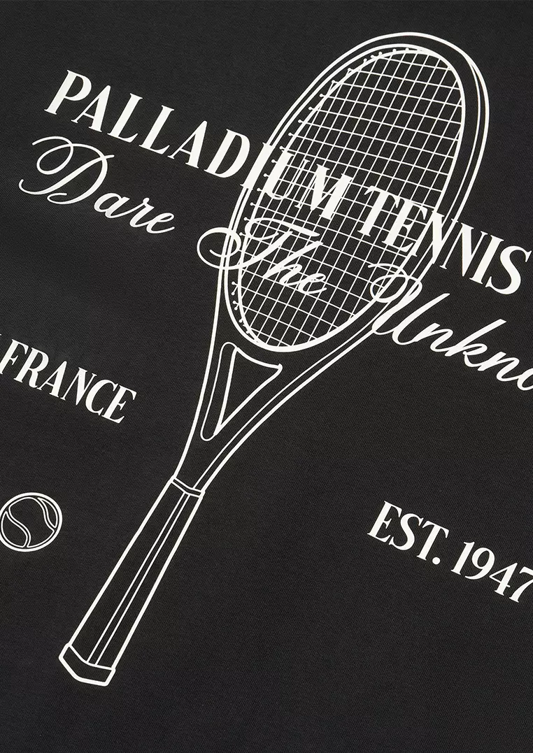 MEN'S TENNIS CLUB LOGO HOODED JACKET