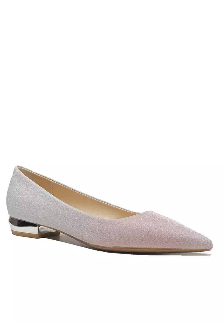 2.5CM Wedding Banquet Sequin Low Heels IF2215