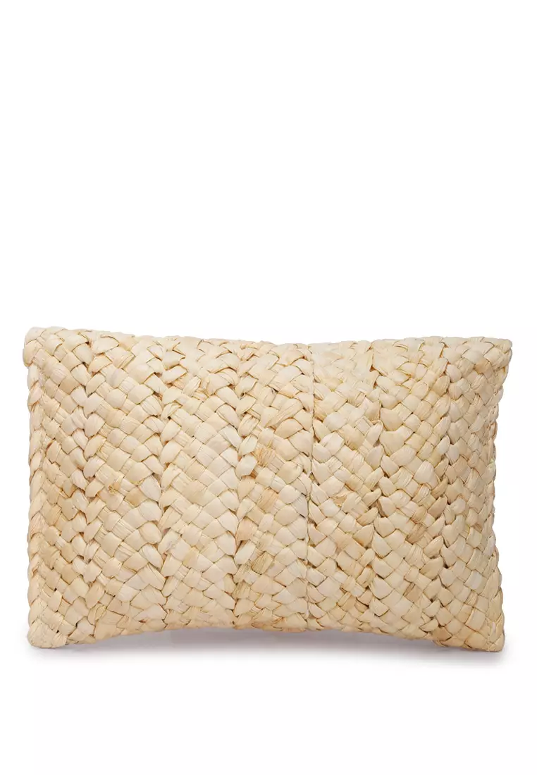 Next straw deals clutch bag