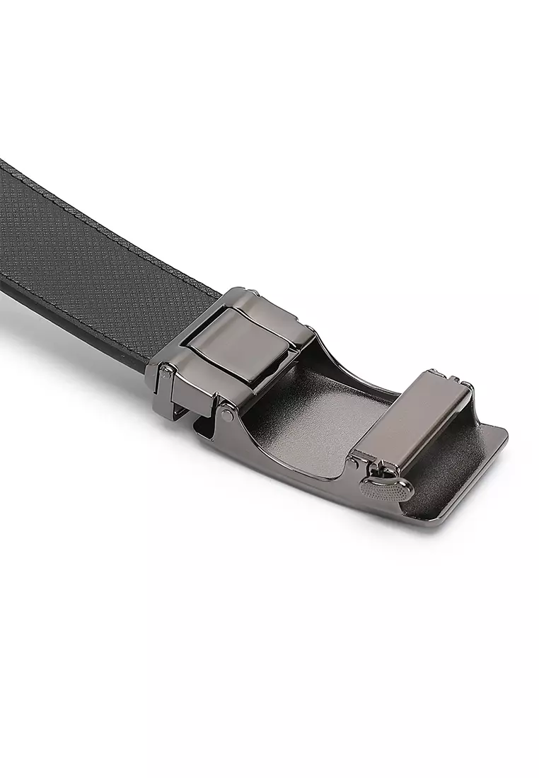 Men's 35mm Automatic Buckle Belt - Black
