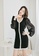 Crystal Korea Fashion black Korea-made new elegant black see-through hand-sleeved dress 48456AA6A75B62GS_5