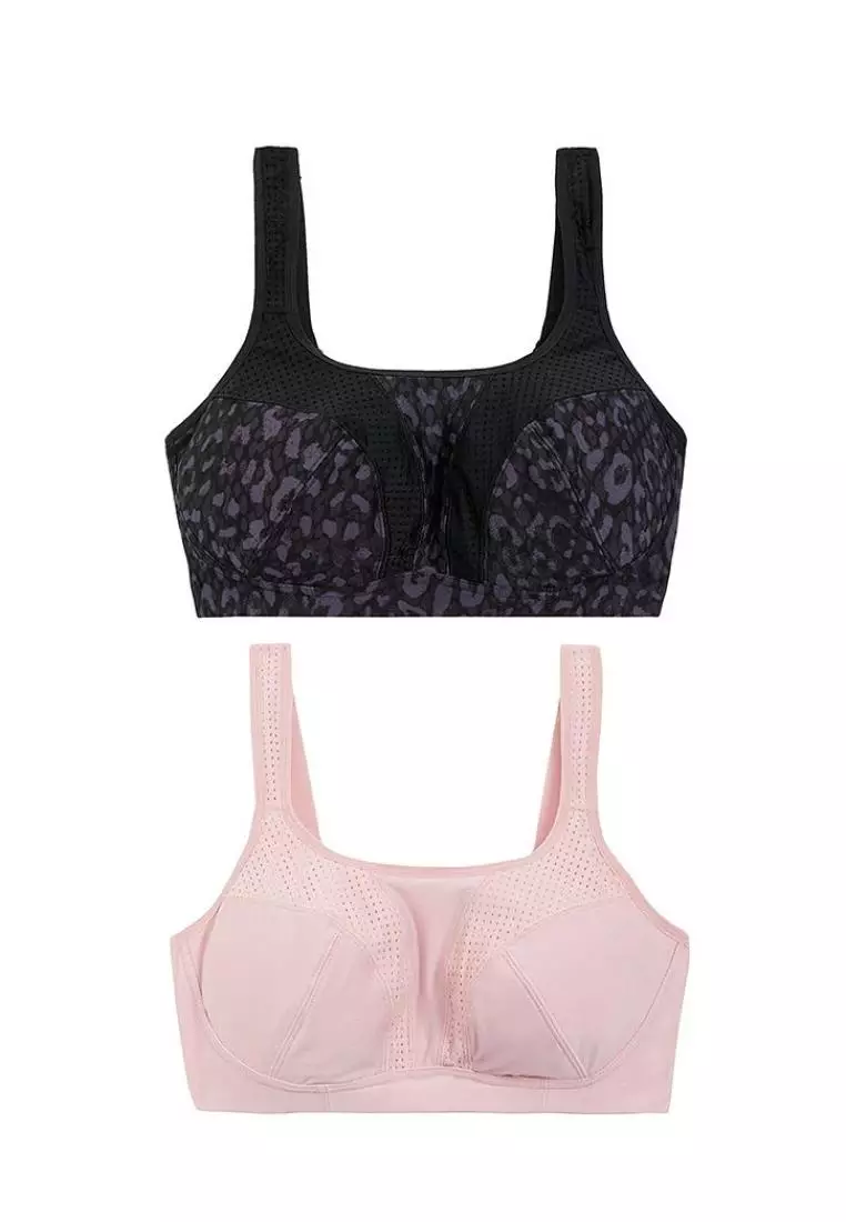 Marks &Spencer High Impact No Pad underwire Cross back sports bra
