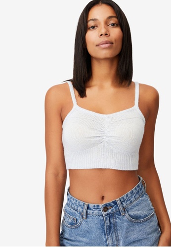 Cotton On Rib Cotton Blend Cami Top | ZALORA Malaysia
