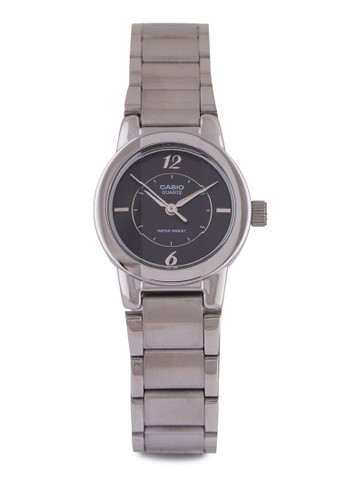 esprit 童裝Casio LTP-1230D-1CDF 圓框細鍊錶, 錶類, 不銹鋼錶帶