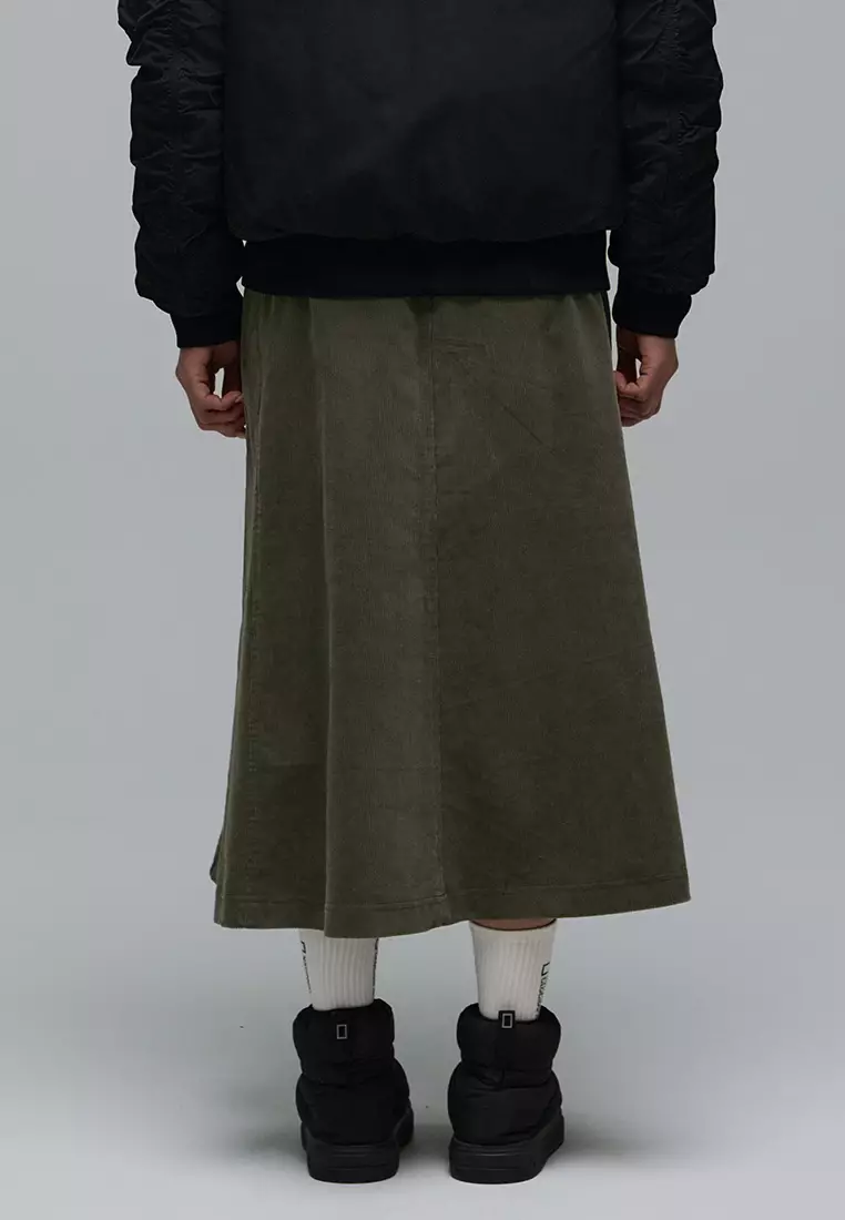 女裝燈芯絨半截裙