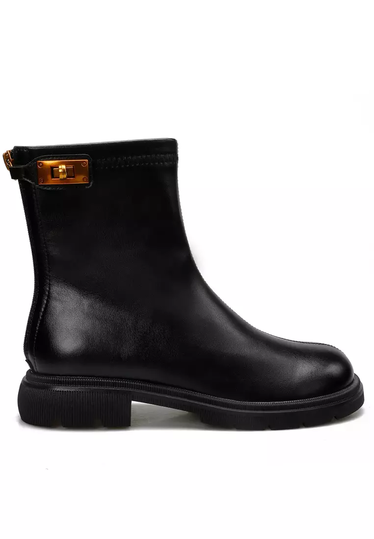 Discount on Twenty Eight Shoes  shoes - SKU: Round Toe Leather Chelsea Boots Te5348-8
