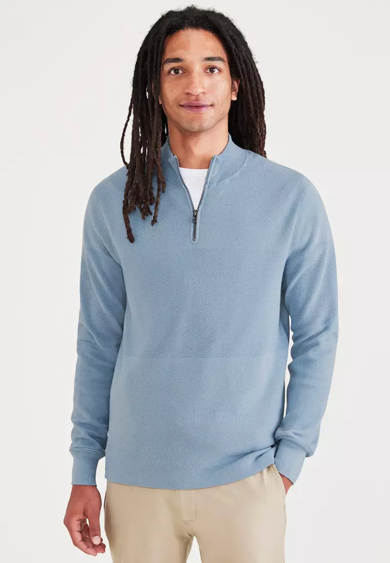 Dockers quarter zip best sale sweater