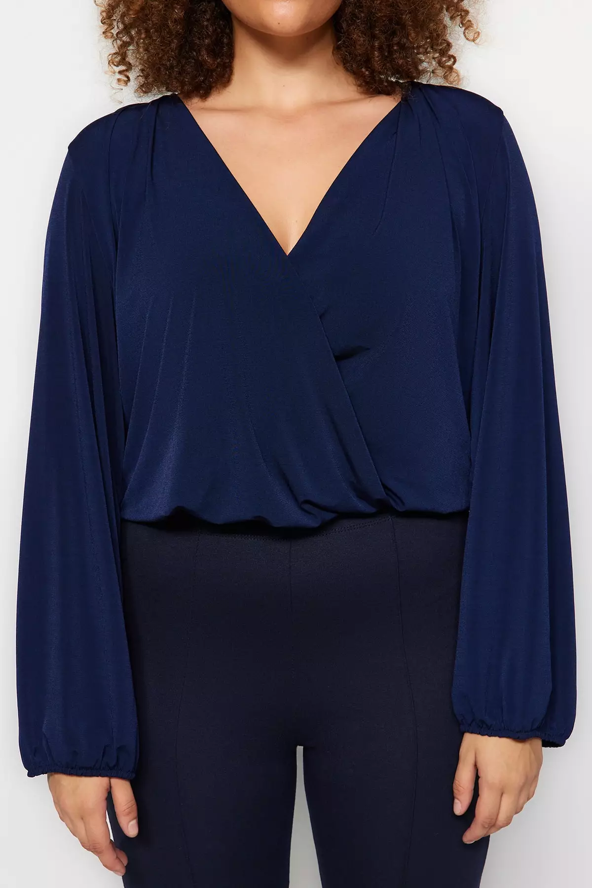 トップス BALLOON SHOULDER BLOUSE satin off the shoulder balloon sleeve top – RK Collections