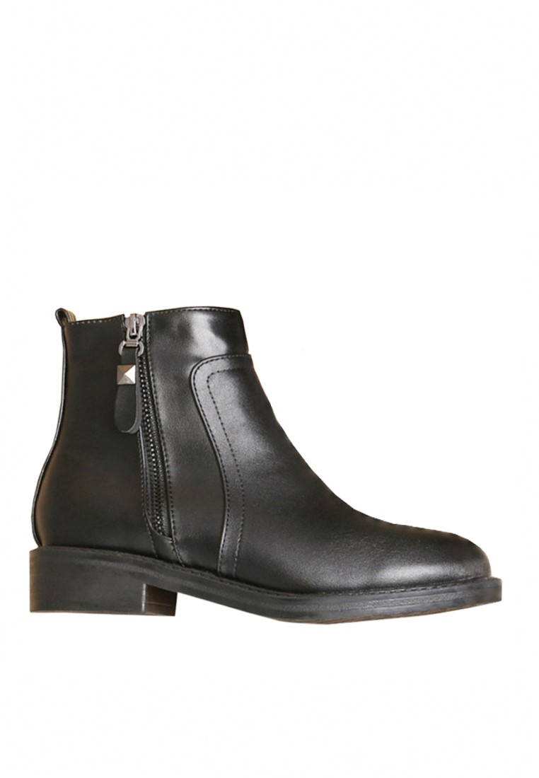 VANSA Comfortable Inner Zip Ankle Boots VSW-B600