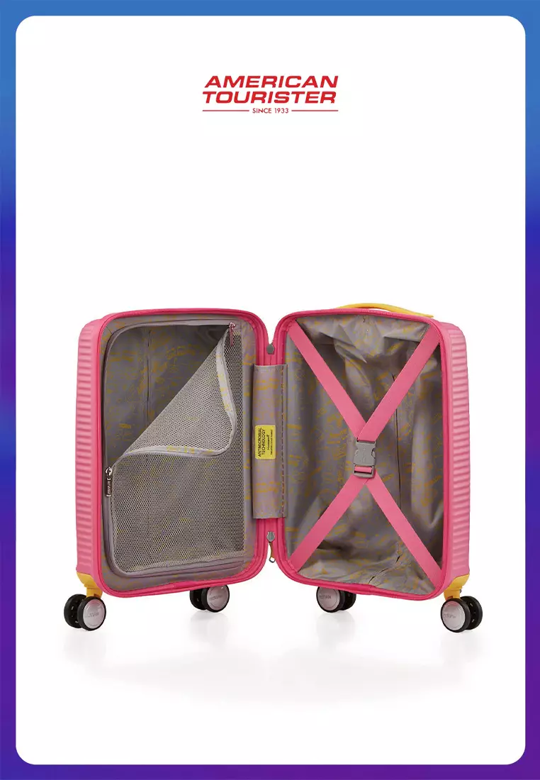 American Tourister Koper Hardcase Little Curio 17 AM Pink/Yellow