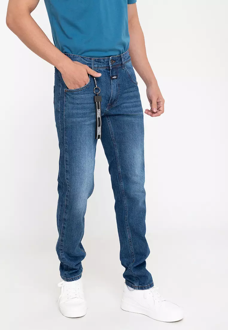 Men's Premium Dark Denim Star Butt Jeans