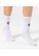 MOROTAI white Brand Logo Crew Socks D3D41AA6E4BE17GS_2