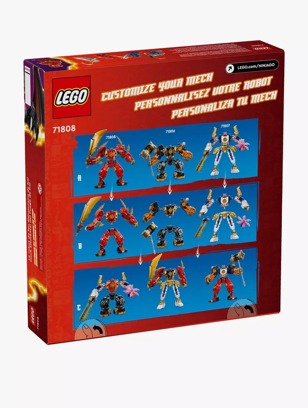 LEGO® NINJAGO® Kai's Elemental Fire Mech - 71808