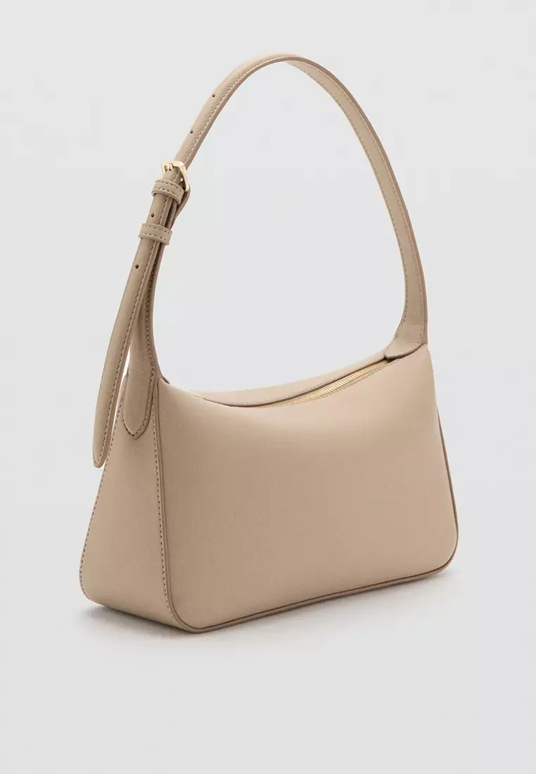 Faux-Leather Shoulder Bag