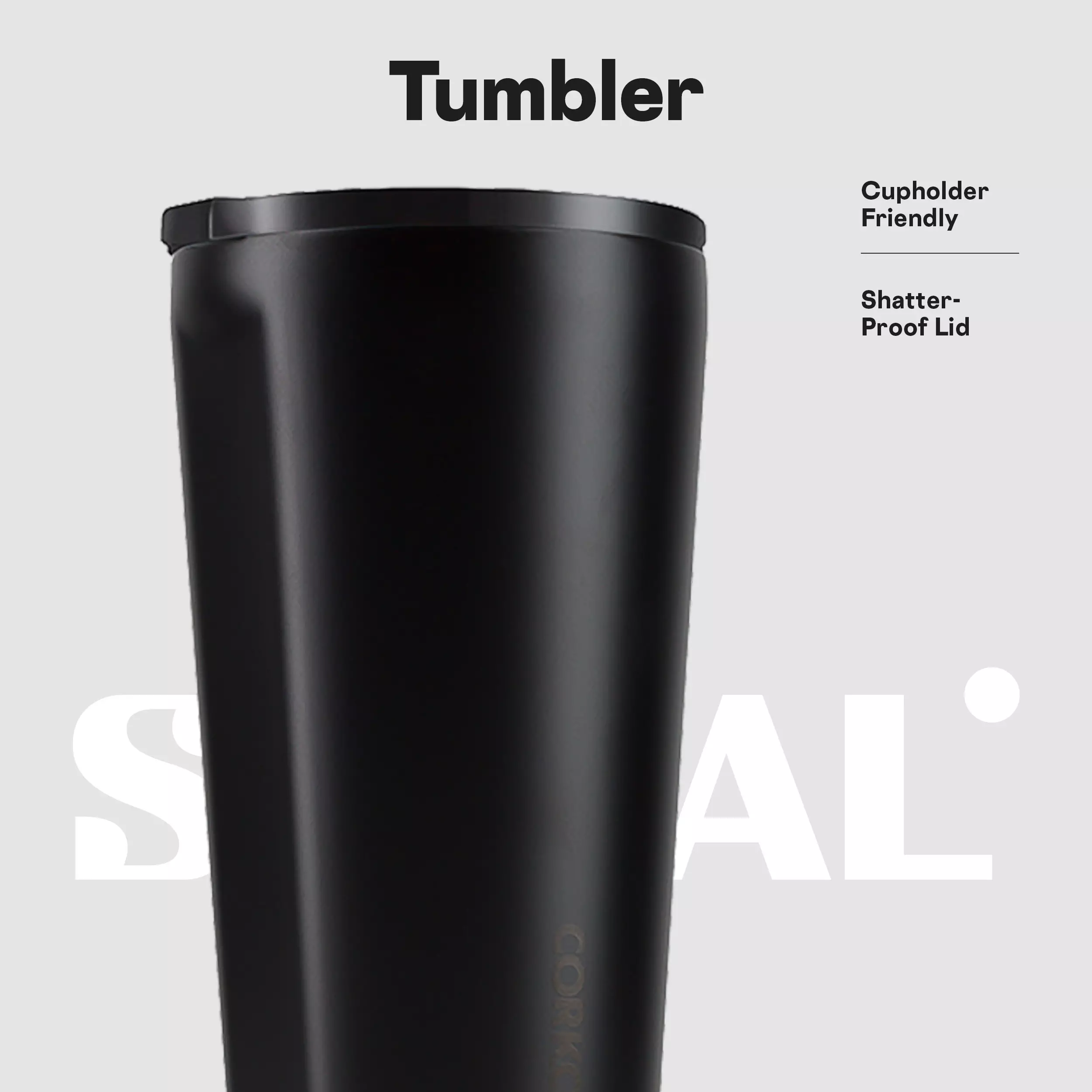 CORKCICLE® Tumbler 16oz - Dipped Blackout