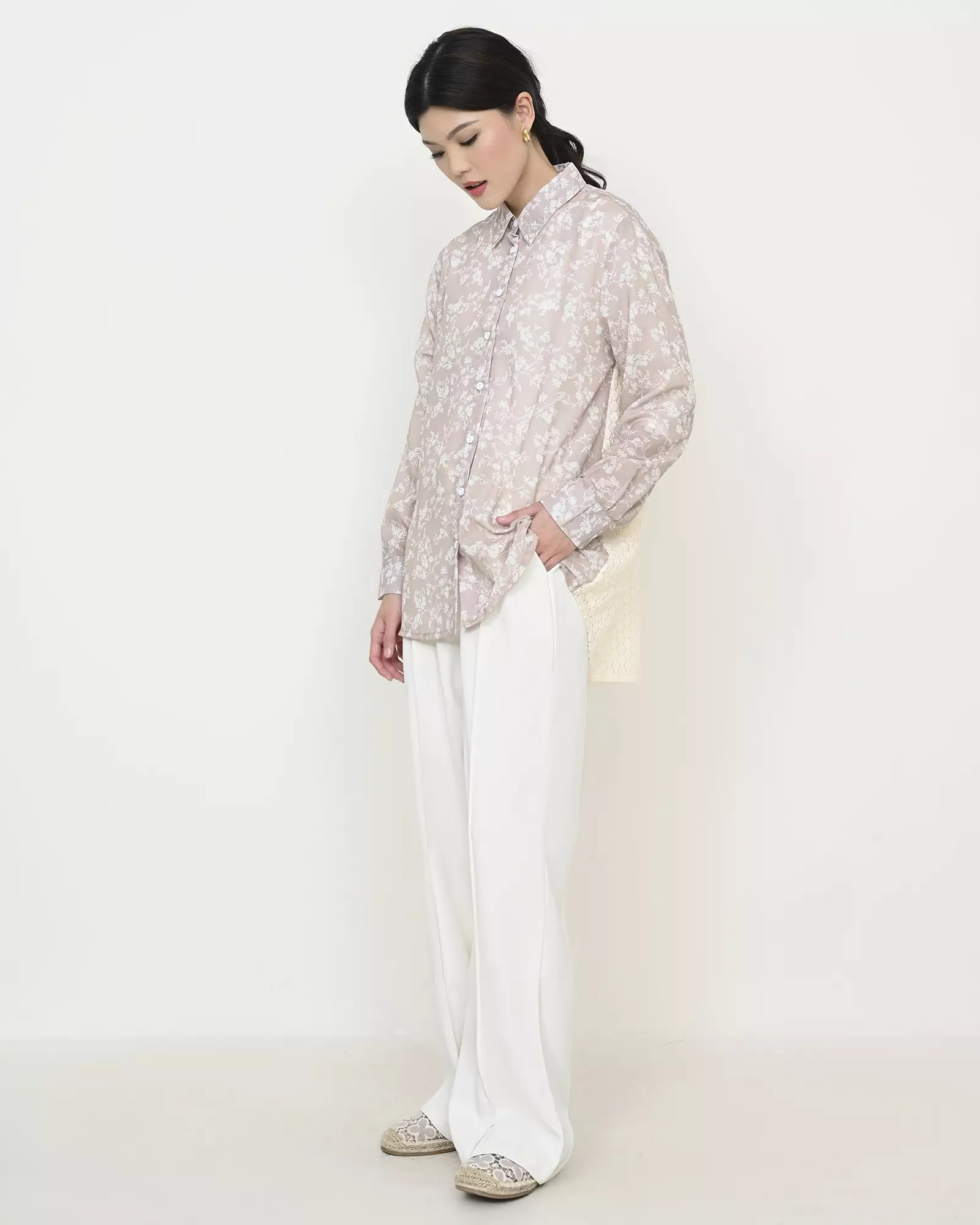 Geulis.id CAROLINE SHIRT  - Cream