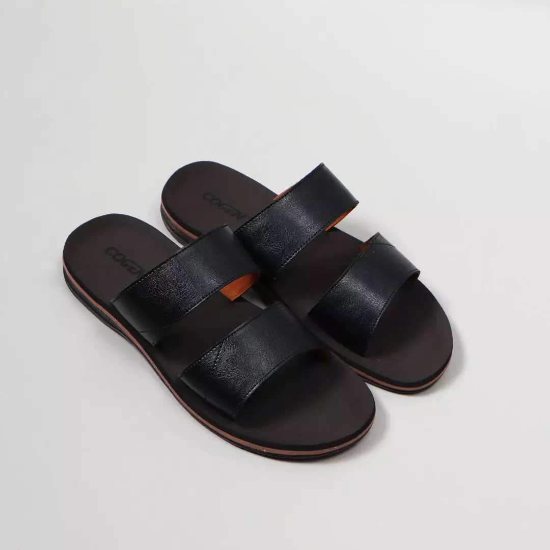 Sendal Pria Kulit Cogen Dua Ban 2 Original Leather Sandal Kokop Marino