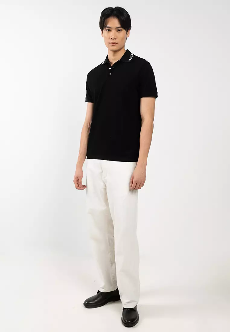 Contrast Piping Polo Shirt