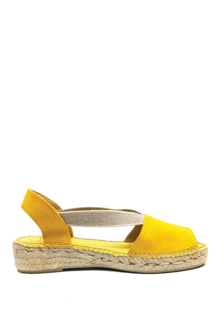 ELLA - Suede flat sandal