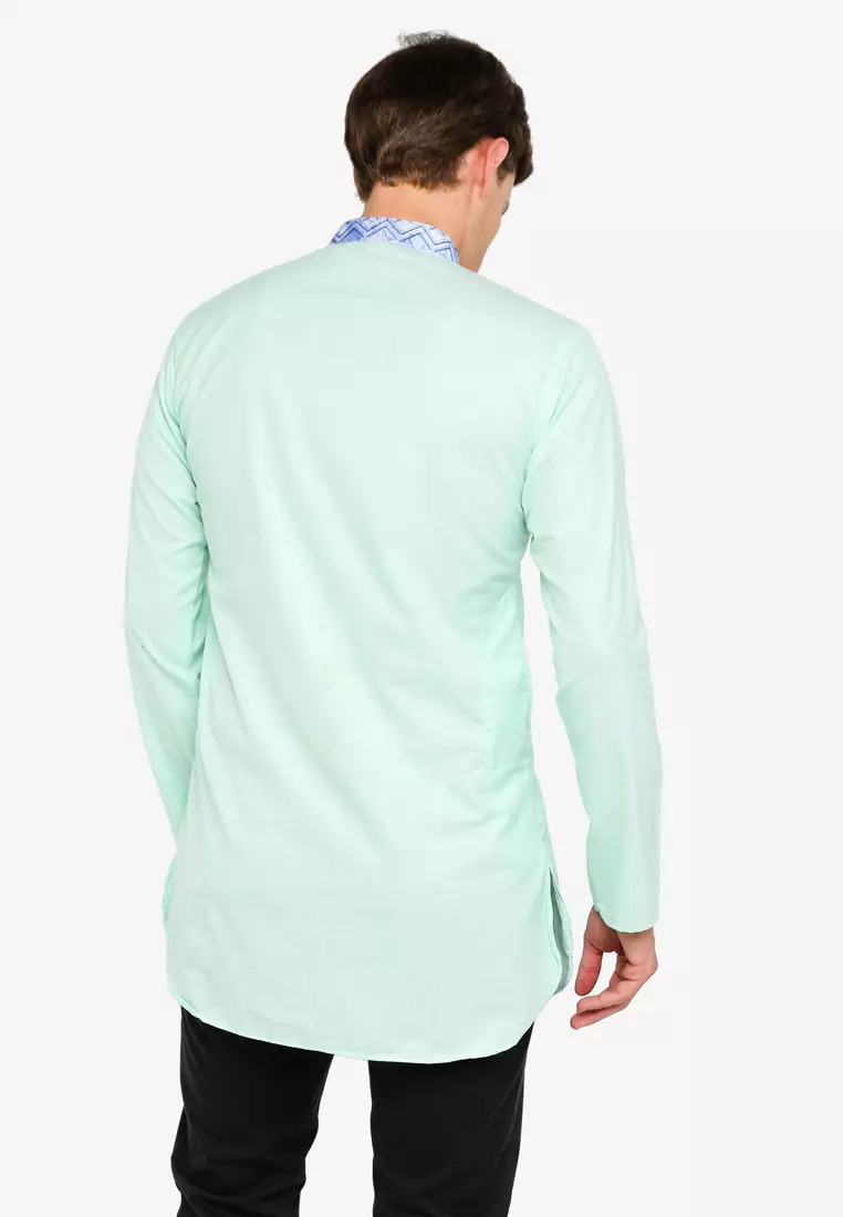 Buy Mayasilk KURTA PURE COTTON BATIK COLLAR Online ZALORA Malaysia