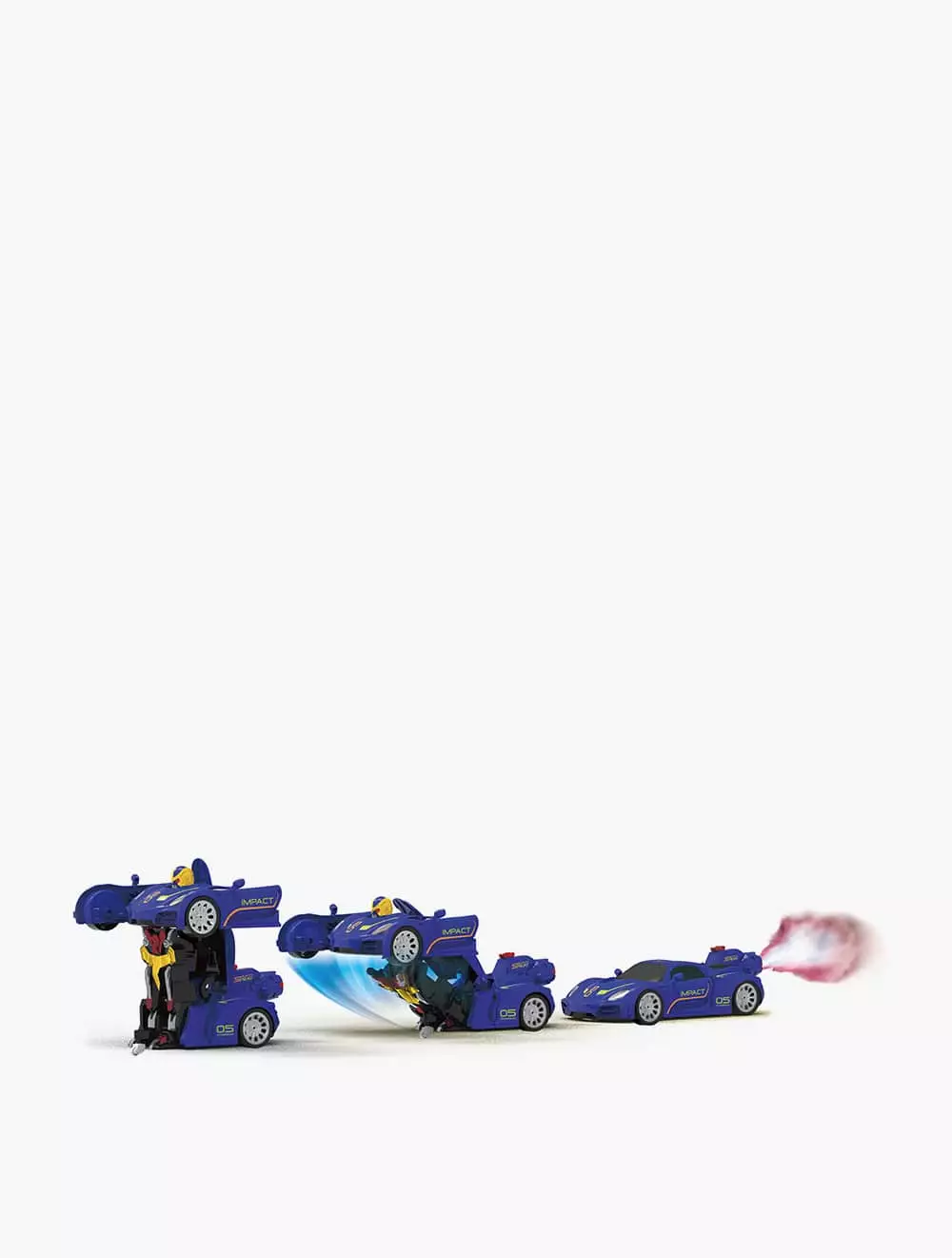 REVOLT TRANSFORMING ROBOT RACER - TG1013 - Multicolor