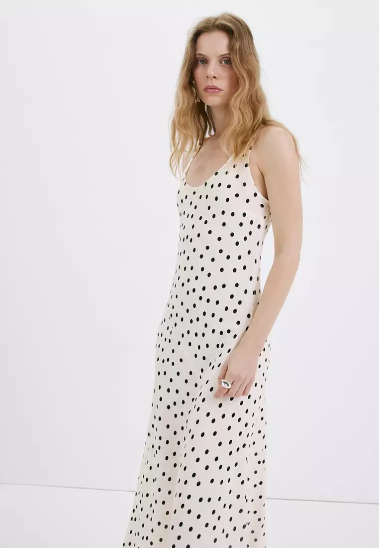 Polka Dot Midi Dress